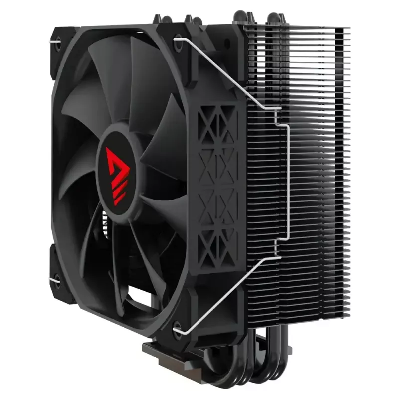 CPU gaisa dzesētājs SAVIO Vortex X2 Melns – 120 mm ventilators, augstums 157 mm, PWM, LGA 2066 saderīgs