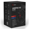 CPU gaisa dzesētājs SAVIO Vortex X2 Melns – 120 mm ventilators, augstums 157 mm, PWM, LGA 2066 saderīgs