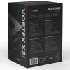 CPU gaisa dzesētājs SAVIO Vortex X2 Melns – 120 mm ventilators, augstums 157 mm, PWM, LGA 2066 saderīgs