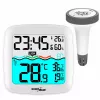 Bezvadu baseina temperatūras sensors GreenBlue GB216 IPX7 ūdensizturīgs, modelis GB216