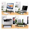Laptop stand MACLEAN MC-946 for 13–32 inch devices, 3-level height (11/13/15 cm), drawer, Melns, up to 20 kg