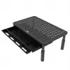 Laptop stand MACLEAN MC-946 for 13–32 inch devices, 3-level height (11/13/15 cm), drawer, Melns, up to 20 kg