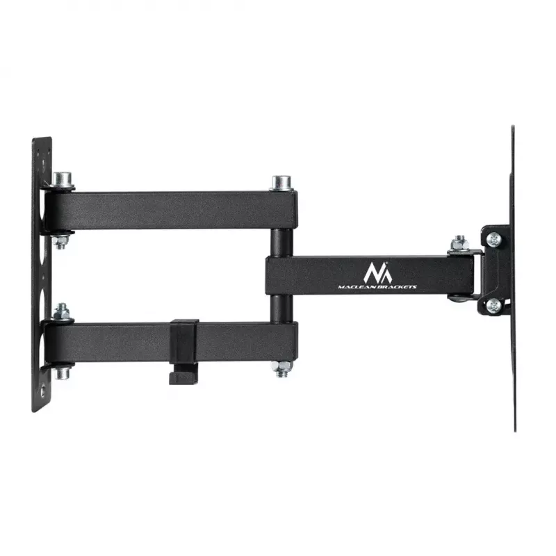 Sienas stiprinājums MACLEAN MC-700N VESA 200x200 23–43 collu ekrāniem, maks. 30 kg, melns