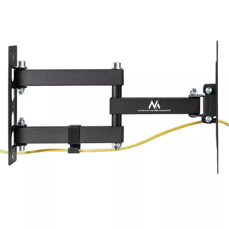 Sienas stiprinājums MACLEAN MC-700N VESA 200x200 23–43 collu ekrāniem, maks. 30 kg, melns