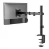 Monitora galda stiprinājums MACLEAN MC-753N 17–32 collu ekrāniem, VESA 75x75 / 100x100, maks. 9 kg, slīpums ±45°, pagriešana ±180°, regulējams augstums