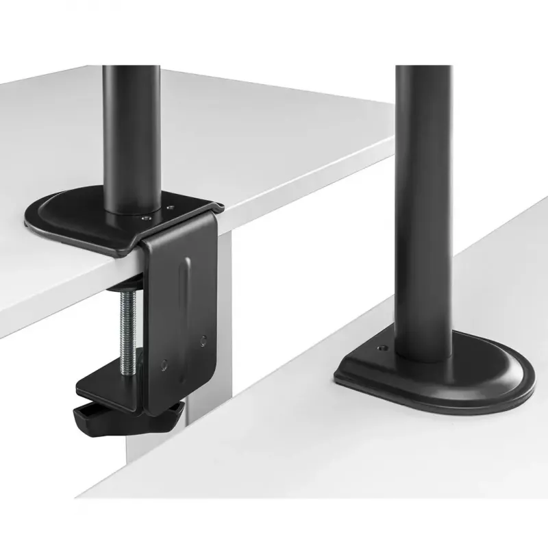 Monitora galda stiprinājums MACLEAN MC-753N 17–32 collu ekrāniem, VESA 75x75 / 100x100, maks. 9 kg, slīpums ±45°, pagriešana ±180°, regulējams augstums