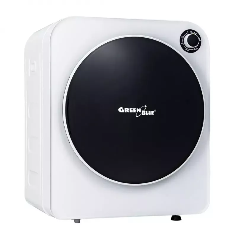 Elektriskais veļas žāvētājs GreenBlue GB410 — 3 kg ietilpība, 830 W, ventilācijas tipa, 5 žāvēšanas programmas, energoefektivitātes klase C