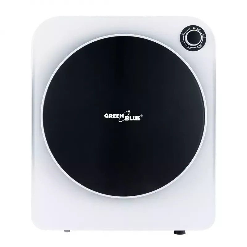 Elektriskais veļas žāvētājs GreenBlue GB410 — 3 kg ietilpība, 830 W, ventilācijas tipa, 5 žāvēšanas programmas, energoefektivitātes klase C