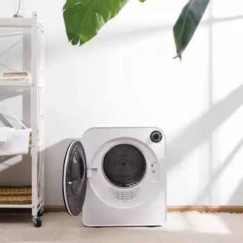 Elektriskais veļas žāvētājs GreenBlue GB410 — 3 kg ietilpība, 830 W, ventilācijas tipa, 5 žāvēšanas programmas, energoefektivitātes klase C