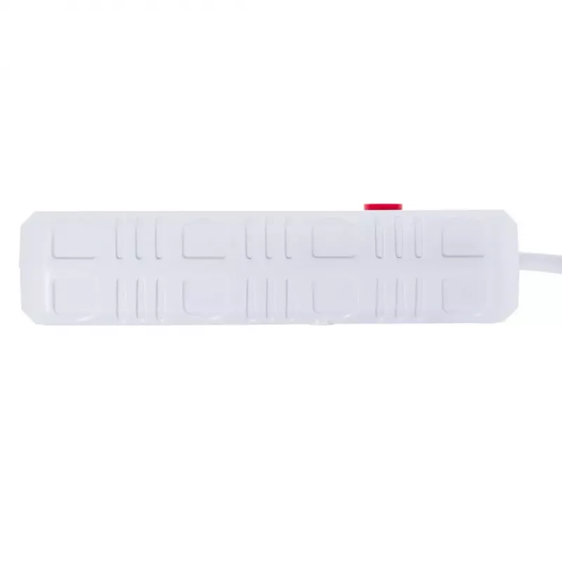 Strāvas sadalītājs MACLEAN MCE393 W — 4 rozetes + 3×USB, 110–240V, 2.1A USB, 2500W, 3 m, balts