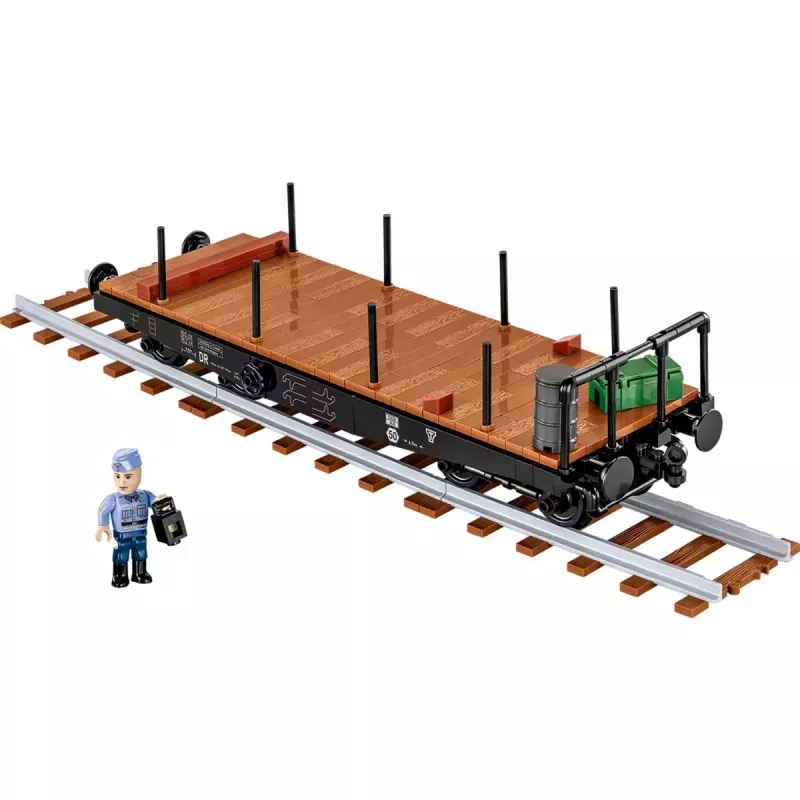 Konstrukcijas rotaļlieta Cobi smagās platformas kravas automašīnas modelis COBI-6284, mērogā 1:35