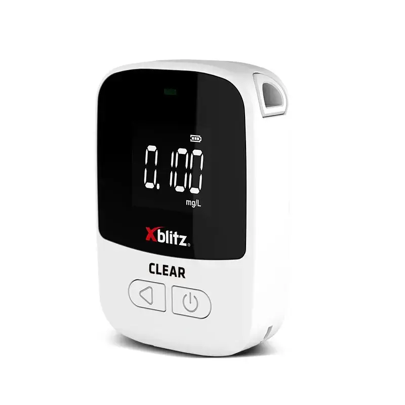 Alkohola mērītājs Xblitz XB-CLEAR ar ELEKTROĶĪMISKO sensoru, pārnēsājams rokas testeris