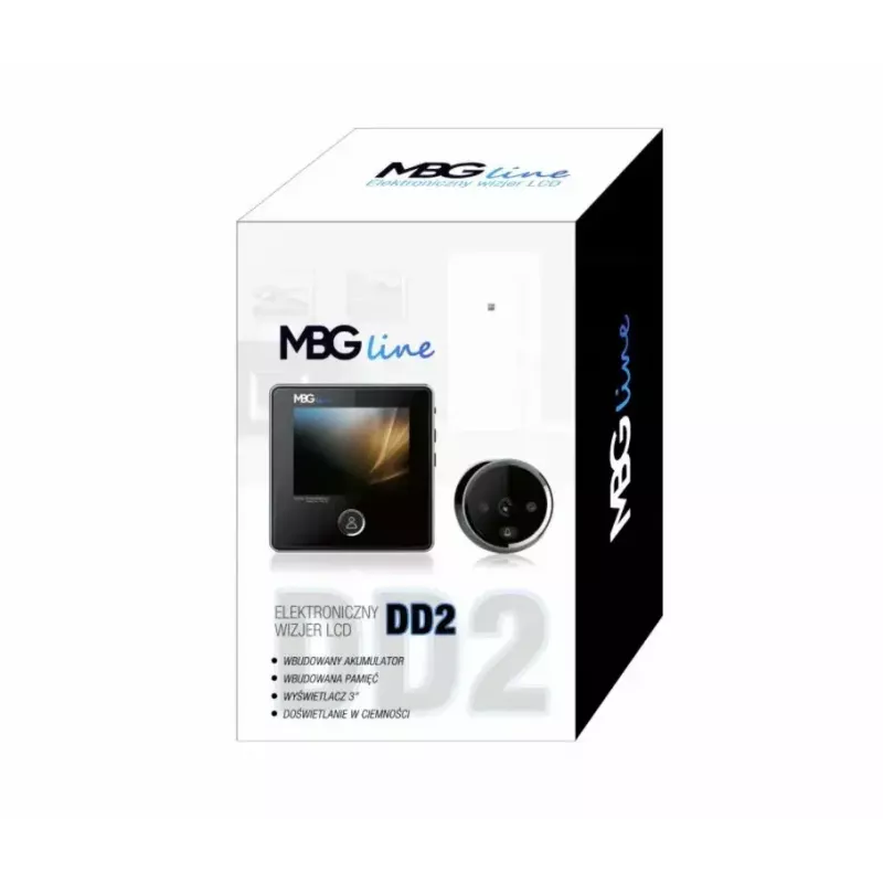 Video skatu meklētājs mbg line DD2 LCD 2,8 collu portatīvs lauka monitors