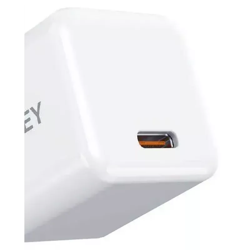 USB-C Mini lādētājs Aukey PA-F5 20W PD — kompakts 20W PD ātrais lādētājs