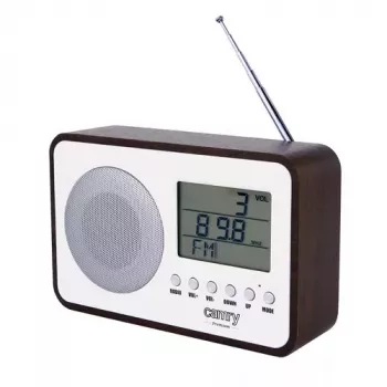 Portable Radio Camry CR 1153 — FM portatīvais radio ar LCD displeju, vienu skaļruni, automātisko digitālo regulēšanu, līdzstrāvas barošanu