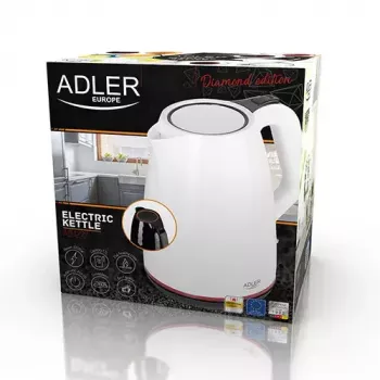 Elektriskā tējkanna Adler AD 1277 1,7 L 2200 W Balta
