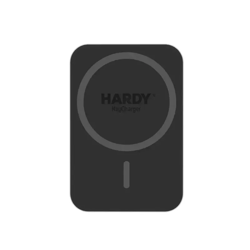 Auto bezvadu lādētājs 3MK HARDY MagCharger — Auto USB-C 5/9V, ātrā bezvadu uzlāde, melns