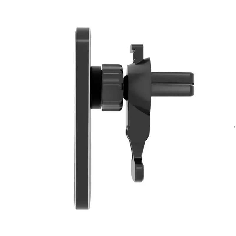 Auto bezvadu lādētājs 3MK HARDY MagCharger — Auto USB-C 5/9V, ātrā bezvadu uzlāde, melns