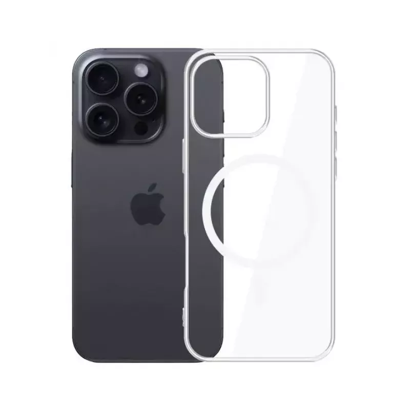Apvalks 3MK Clear MagCase pro Apple iPhone 16 Pro caurspīdīgs