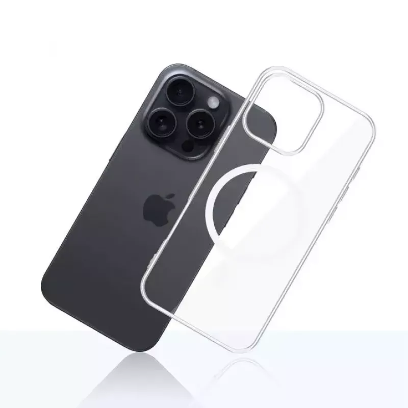Apvalks 3MK Clear MagCase pro Apple iPhone 16 Pro caurspīdīgs