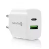 USB-C lādētājs everActive SC-370Q 25W QC3.0 USB ātrā uzlāde