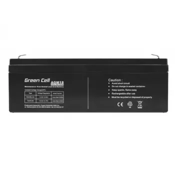 UPS akumulators zaļa Cell AGM18 12V 2.3Ah