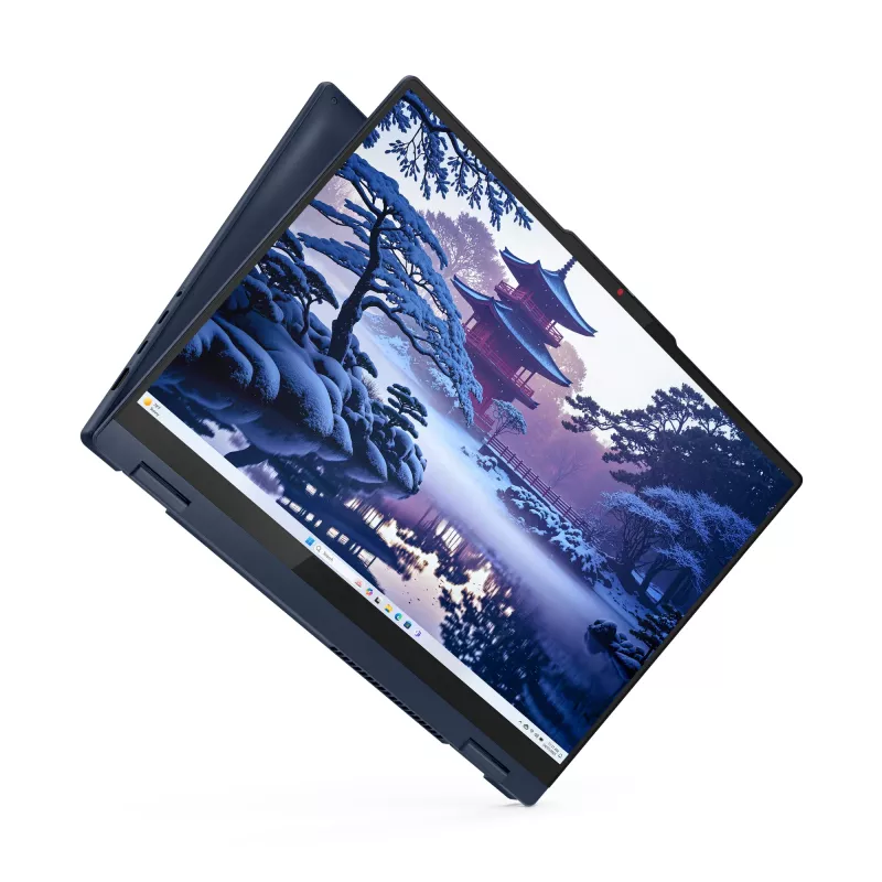 Lenovo IdeaPad 5 2-in-1 16IAL10 Intel Core Ultra 7 255U Hybrid (2-in-1) 40,6 cm (16 collas) skārienjutīgs WUXGA 32 GB LPDDR5x-SDRAM 1 TB SSD Wi-Fi 6 (802.11ax) Windows 11 Home angļu valoda zils