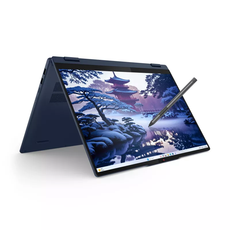 Lenovo IdeaPad 5 2-in-1 16IAL10 Intel Core Ultra 7 255U Hybrid (2-in-1) 40,6 cm (16 collas) skārienjutīgs WUXGA 32 GB LPDDR5x-SDRAM 1 TB SSD Wi-Fi 6 (802.11ax) Windows 11 Home angļu valoda zils