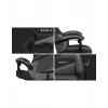 PC spēlētāju krēsls huzaro FORCE 4.4 Kausa sēdeklis Melns pelēks — sieta audums, maks. 130 kg, regulējams augstums 45–55 cm, 5 riteņi