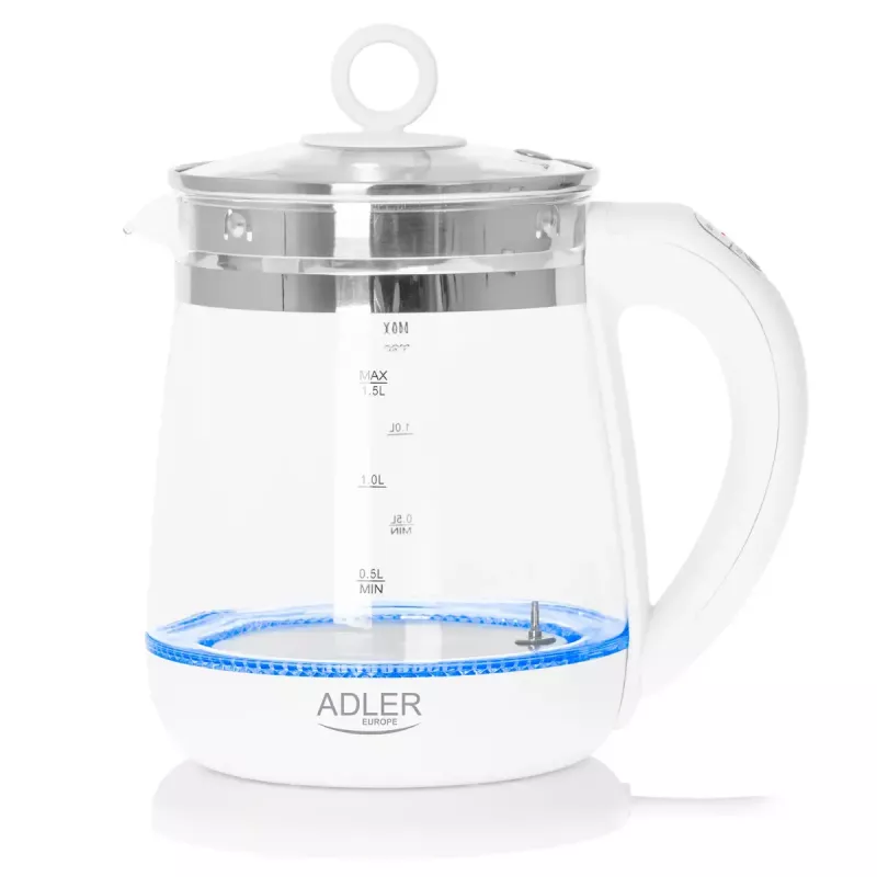 Elektriskā tējkanna Adler AD 1299 1,5 L 1850 W Balta