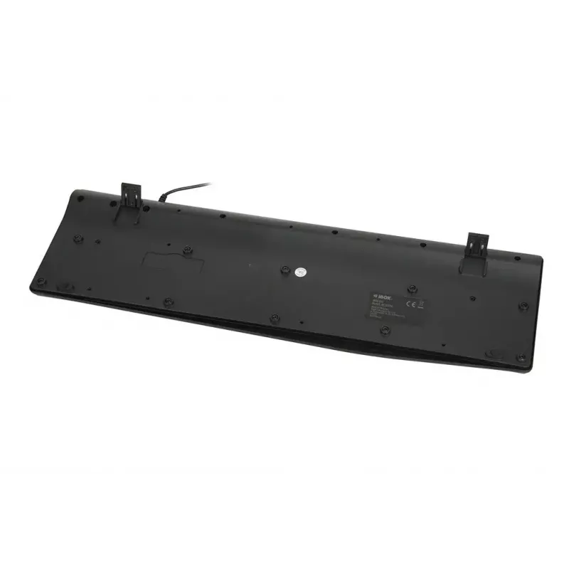 Vadu USB tastatūra IBOX Eris IKC2010B — pilnizmēra 105 taustiņu, USB, ūdensizturīga, melna