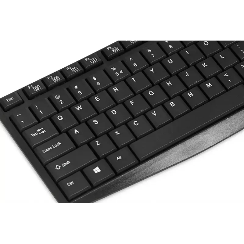 Vadu USB tastatūra IBOX Eris IKC2010B — pilnizmēra 105 taustiņu, USB, ūdensizturīga, melna