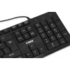 Vadu USB tastatūra IBOX Eris IKC2010B — pilnizmēra 105 taustiņu, USB, ūdensizturīga, melna