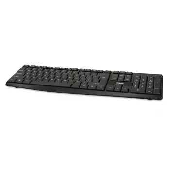 Vadu USB tastatūra IBOX Eris IKC2010B — pilnizmēra 105 taustiņu, USB, ūdensizturīga, melna