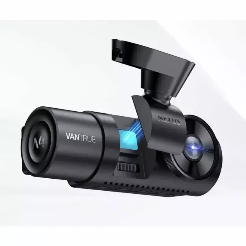 Dashcam VANTRUE N4 PRO 3 kanālu auto videoreģistrators, galvenā 3840×2160, 165° priekšējā, 160° salona, GPS, Wi‑Fi, IPS displejs, MicroSD līdz 512GB
