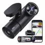 Dashcam VANTRUE N4 PRO 3 kanālu auto videoreģistrators, galvenā 3840×2160, 165° priekšējā, 160° salona, GPS, Wi‑Fi, IPS displejs, MicroSD līdz 512GB