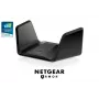 NETGEAR Nighthawk AXE7800 WiFi maršrutētājs (RAXE300), Wi-Fi 6 (802.11ax), Trīsjoslu (2.4 GHz / 5 GHz / 5 GHz), Ethernet LAN, Melns, Portatīvs maršrutētājs