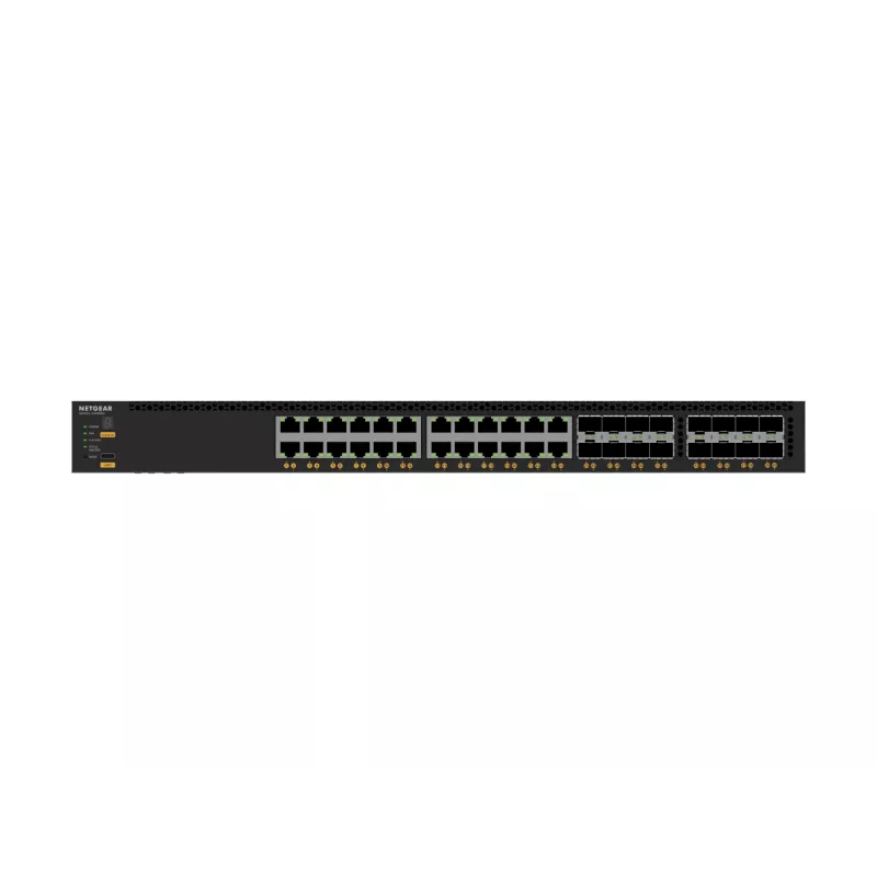NETGEAR M4350-24X8F8V Pārvaldāms L3 10G Ethernet (100/1000/10000) Power over Ethernet (PoE) 1U Melns