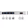 StarTech.com USB-C un USB-A dokstacija - divu monitoru 4K 60Hz dokstacija DisplayPort + HDMI - hibrīda USB 3.0 dokstacija USB-C vai USB-A klēpjdatoriem - 6x USB Type-A, GbE - USB 3.1 Gen 1 - Mac/Windows