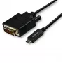 StarTech.com 3 m USB-C uz DVI kabelis - 1080p (Single Link) USB Type-C (DP Alt Mode HBR2) uz DVI-Digitālo video adaptera kabelis - Darbojas ar Thunderbolt 3 - Klēpjdatoru uz DVI monitoru/displeju