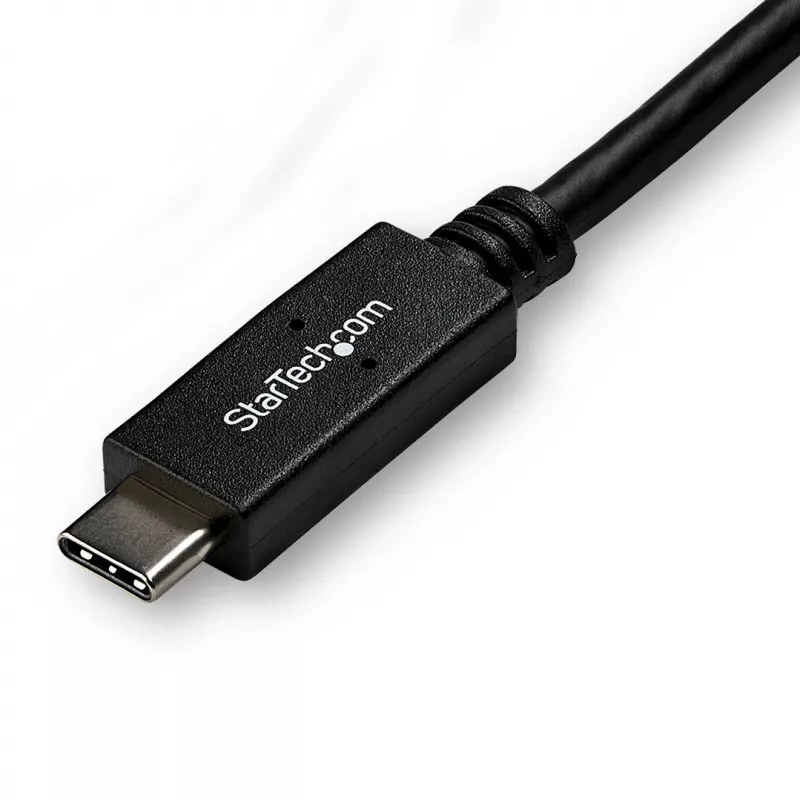 StarTech.com 3 m USB-C uz DVI kabelis - 1080p (Single Link) USB Type-C (DP Alt Mode HBR2) uz DVI-Digitālo video adaptera kabelis - Darbojas ar Thunderbolt 3 - Klēpjdatoru uz DVI monitoru/displeju