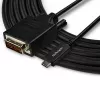 StarTech.com 3 m USB-C uz DVI kabelis - 1080p (Single Link) USB Type-C (DP Alt Mode HBR2) uz DVI-Digitālo video adaptera kabelis - Darbojas ar Thunderbolt 3 - Klēpjdatoru uz DVI monitoru/displeju