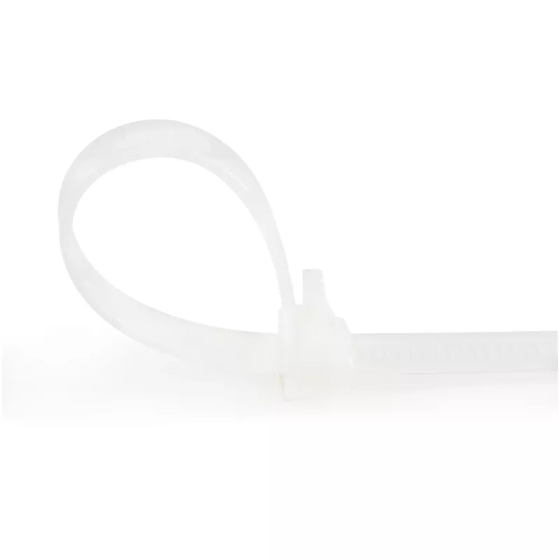 StarTech.com 15 cm atkārtoti lietojamas kabeļu saites - 7 mm platas, 35 mm saišķa diam. 22 kg stiepes izturība, atbrīvojamas neilona saites, iekštelpām/ārtelpām, 94V-2/UL sarakstā, 100 gab. - Balta