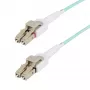 StarTech.com 5 m (16,4 pēdas) LC uz LC (UPC) OM4 pārslēdzams optiskās šķiedras kabelis 50/125 µm, 100G, bezinstrumentu polaritātes pārslēgšana, zemi ievades zudumi — LSZH optiskās šķiedras pārejas vads