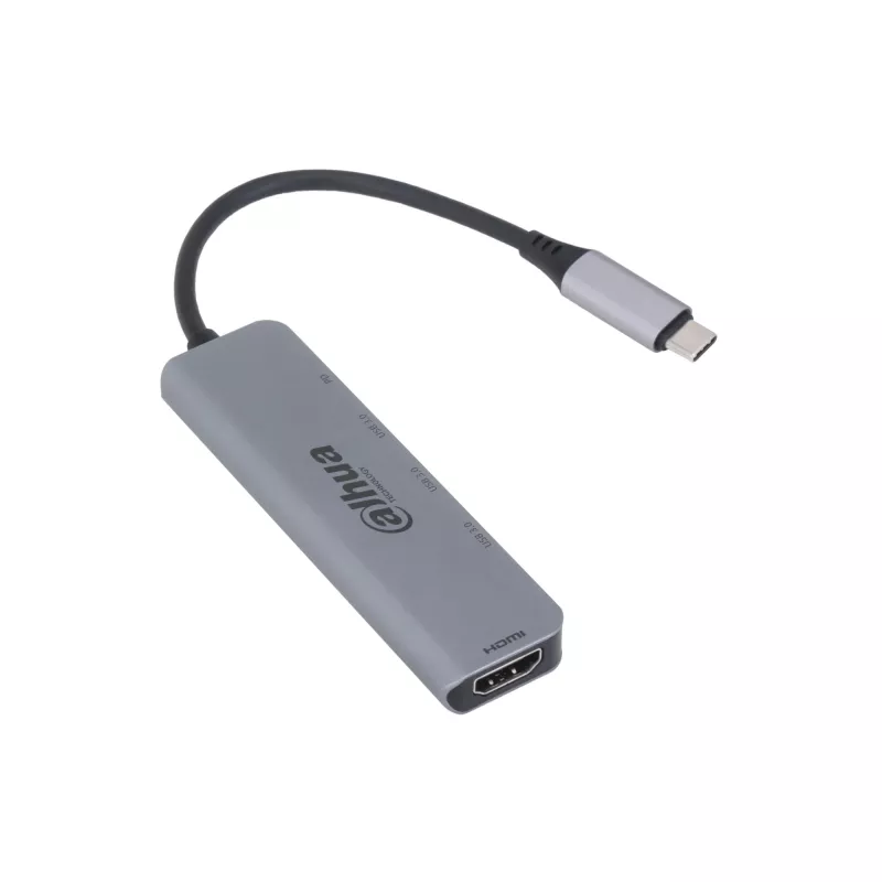 Dahua Technology 5 in 1 USB 3.1 Type-C uz HDMI + USB 3.0 + PD dokstacija