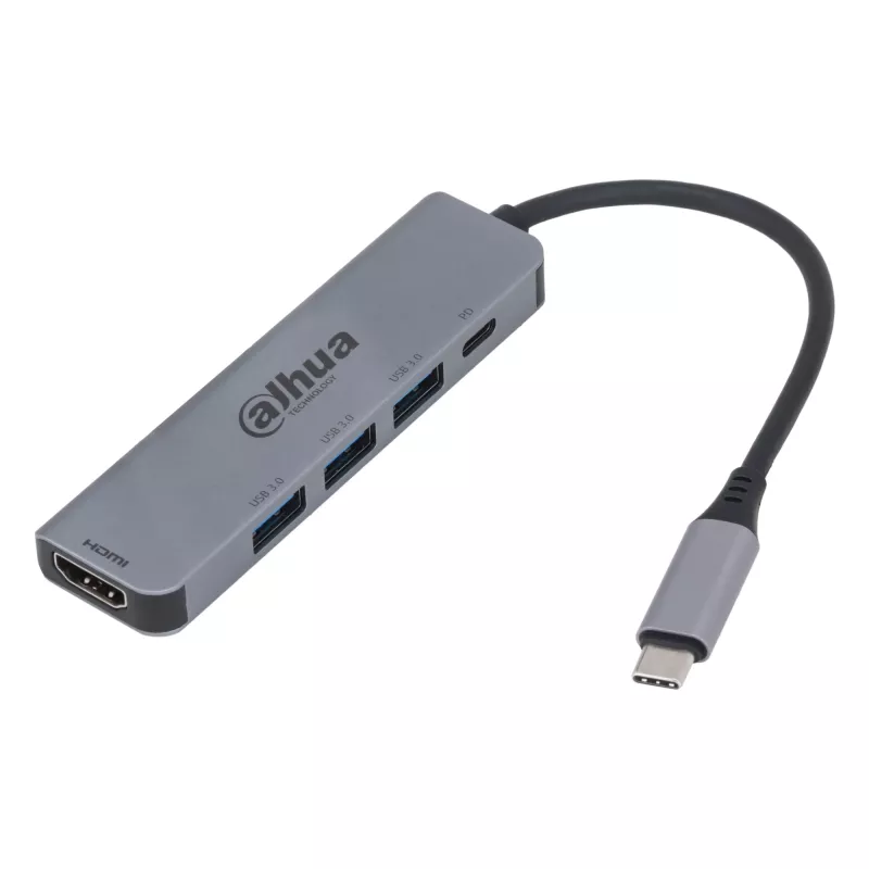 Dahua Technology 5 in 1 USB 3.1 Type-C uz HDMI + USB 3.0 + PD dokstacija