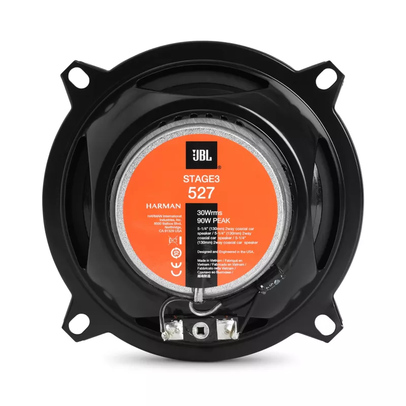 JBL Stage3 527 automašīnas skaļrunis, apaļš, 2 ceļu, 200 W, 2 gab.