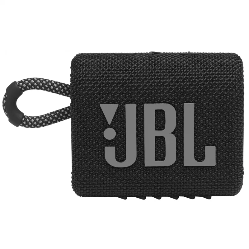 JBL GO 3 Melns, 3.81 cm (1.5 inch), 4.7 cm, 4.2 W, 110 - 20000 Hz, 85 dB, 4.2 W