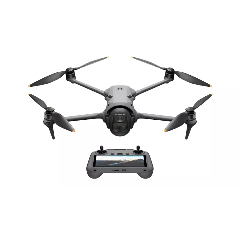 Drone DJI Mavic 4 Pro Fly More Combo — 4 rotori, 100 MP, 27 m/s, 41 000 m diapazons, 1,063 kg, pelēks