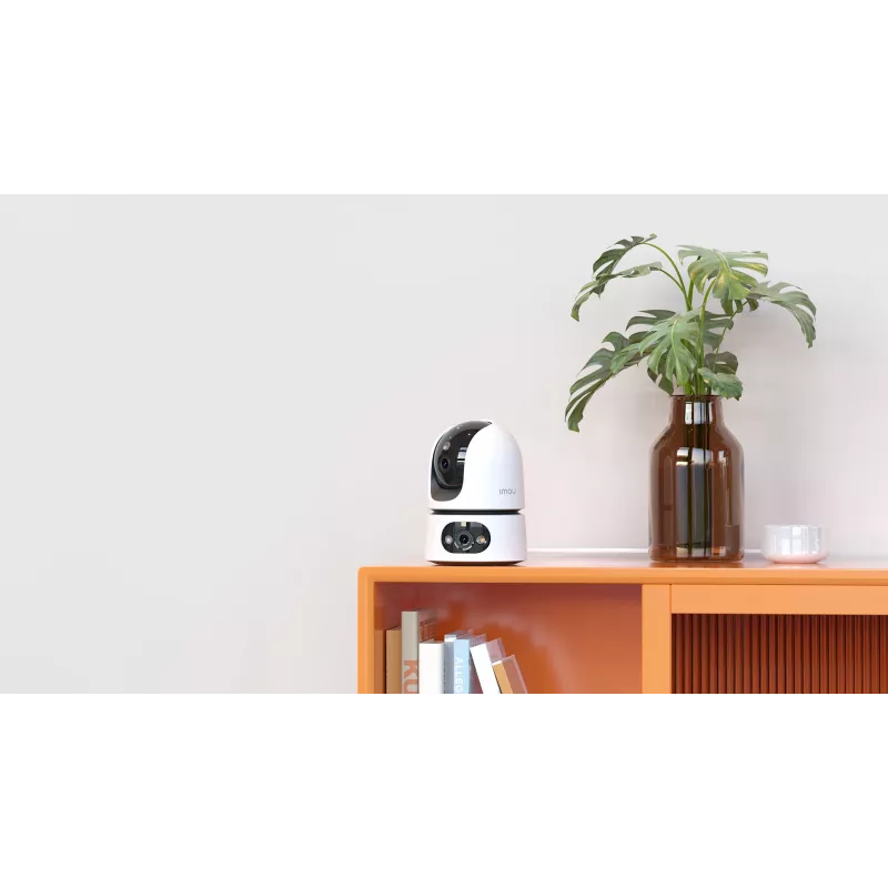 IP drošības kamera IMOU Ranger Dual Pro 6MP — Iekštelpu galda, 2304×1296, 3,6 mm, 8× digitālā tālummaiņa, 91°×47° skata leņķi